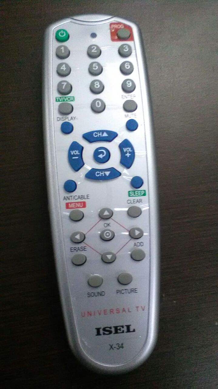 UNIVERSAL CONTROL REMOTO TV+CABLE 34T-X34